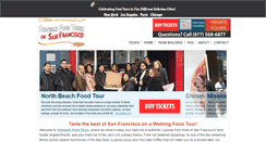 Desktop Screenshot of foodtoursofsanfrancisco.com